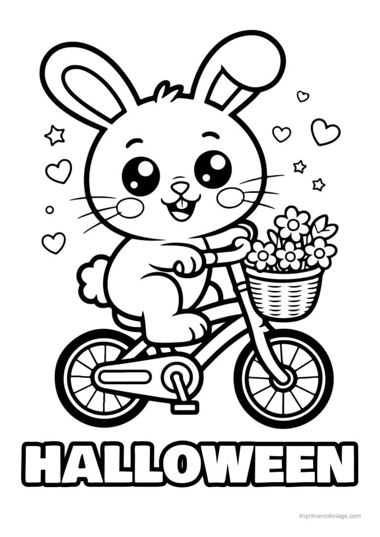 coloriage cute halloween 13 - dessin gratuit &agrave; imprimer