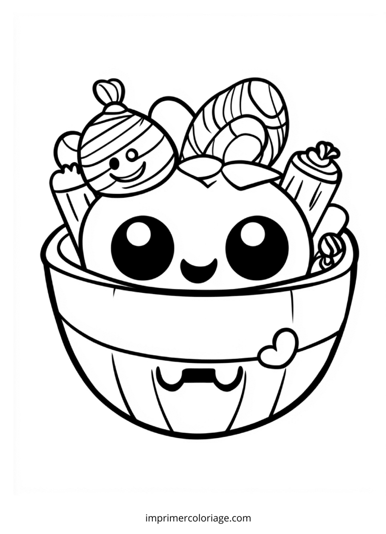coloriage halloween kawaii (13) à imprimer coloriage halloween kawaii (13) - dessin gratuit à imprimer