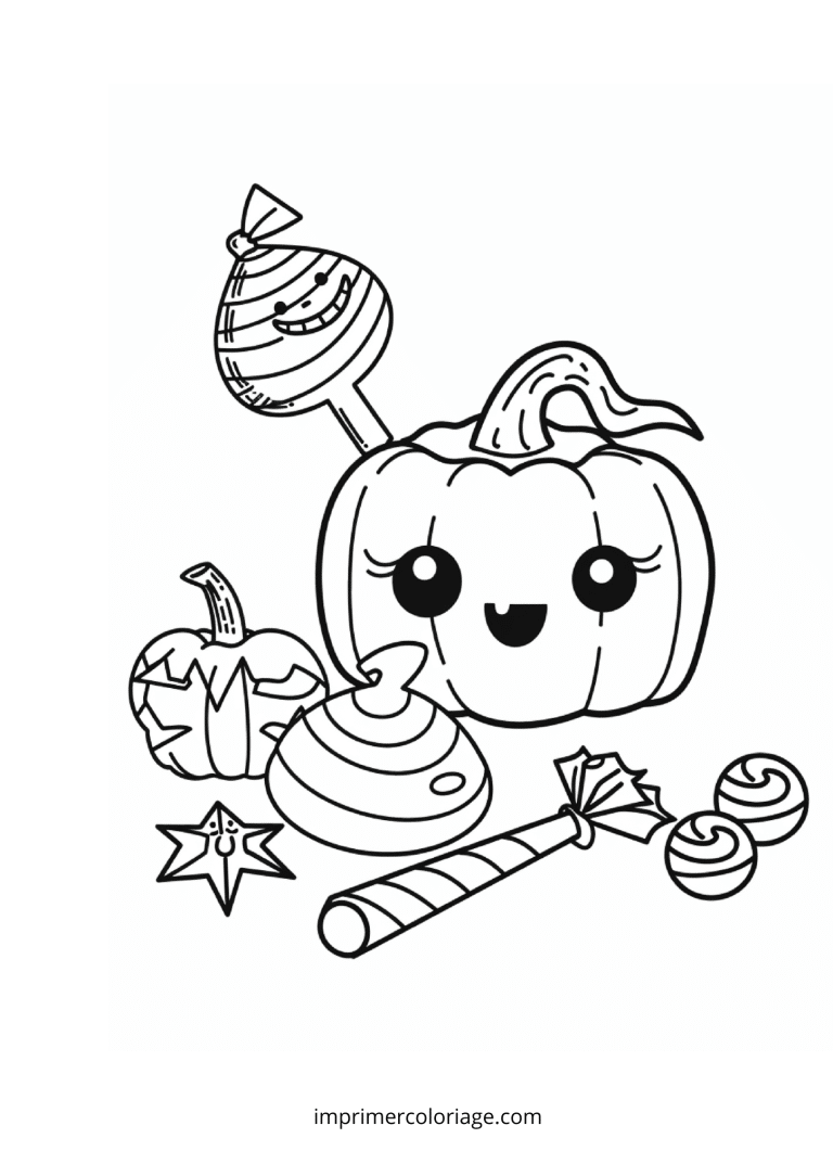 coloriage kawaii halloween (9) à imprimer coloriage kawaii halloween (9) - dessin gratuit à imprimer