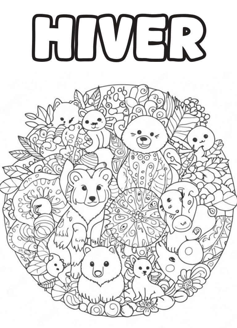 Coloriage animal mandala à imprimer Coloriage animal mandala - dessin gratuit à imprimer