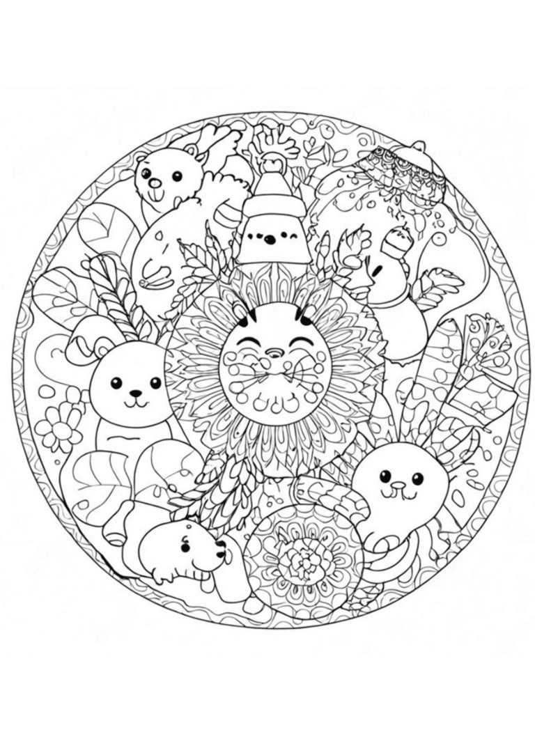 Coloriage animal mandala difficle à imprimer Coloriage animal mandala difficle - dessin gratuit à imprimer