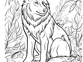 Coloriage loup féroce à imprimer Coloriage loup féroce - dessin gratuit à imprimer
