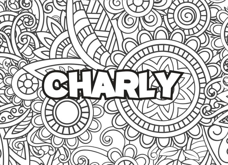 Prenom Charly Coloriage mandala - dessin gratuit &agrave; imprimer