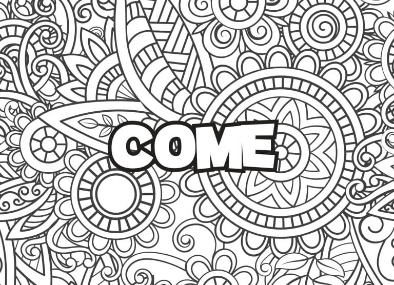 Prenom Come Coloriage mandala - dessin gratuit &agrave; imprimer
