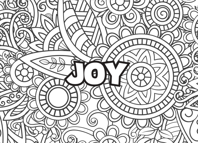 Prenom Joy Coloriage mandala - dessin gratuit &agrave; imprimer
