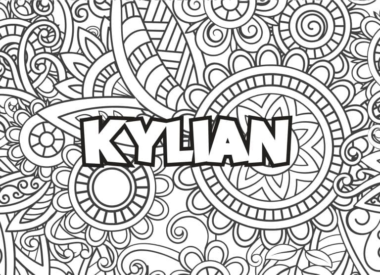 Prenom Kylian Coloriage mandala - dessin gratuit &agrave; imprimer