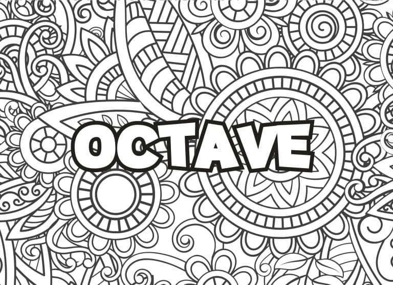 Prenom Octave Coloriage mandala - dessin gratuit &agrave; imprimer
