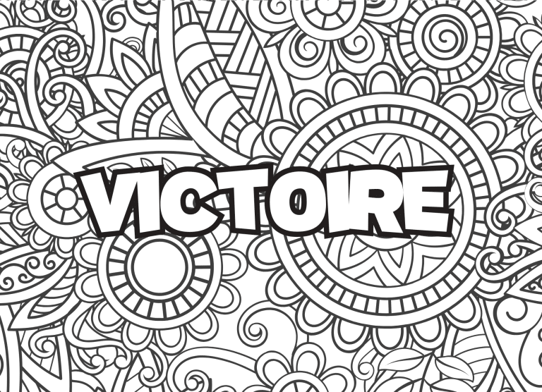 Prenom Victoire Coloriage mandala - dessin gratuit &agrave; imprimer