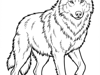 coloriage loup alerte patte à imprimer coloriage loup alerte patte - dessin gratuit à imprimer