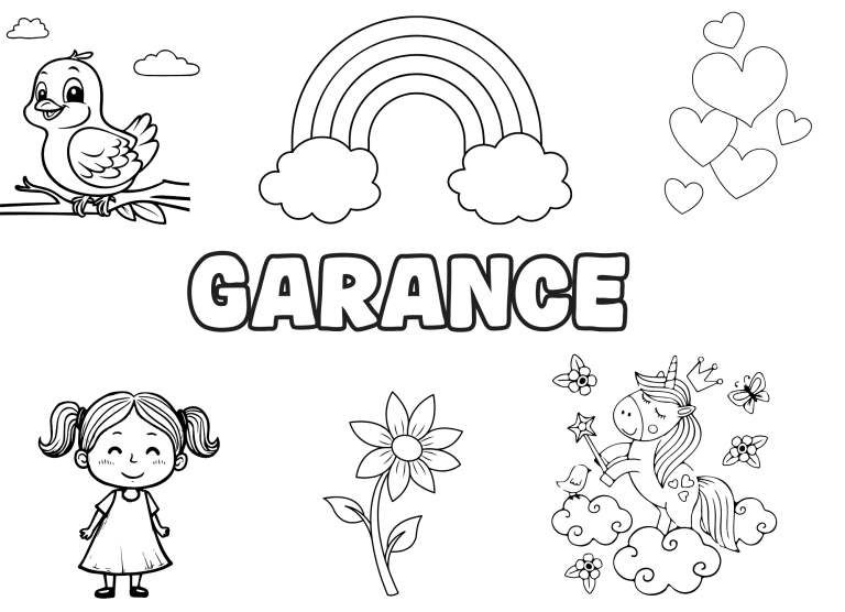 Coloriage prenom carance - dessin gratuit &agrave; imprimer