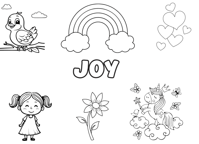 Coloriage prenom joy - dessin gratuit &agrave; imprimer
