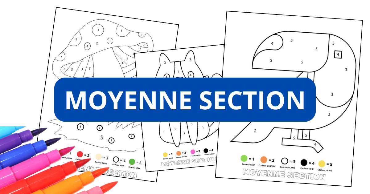 Coloriage magique - Imprimer coloriage