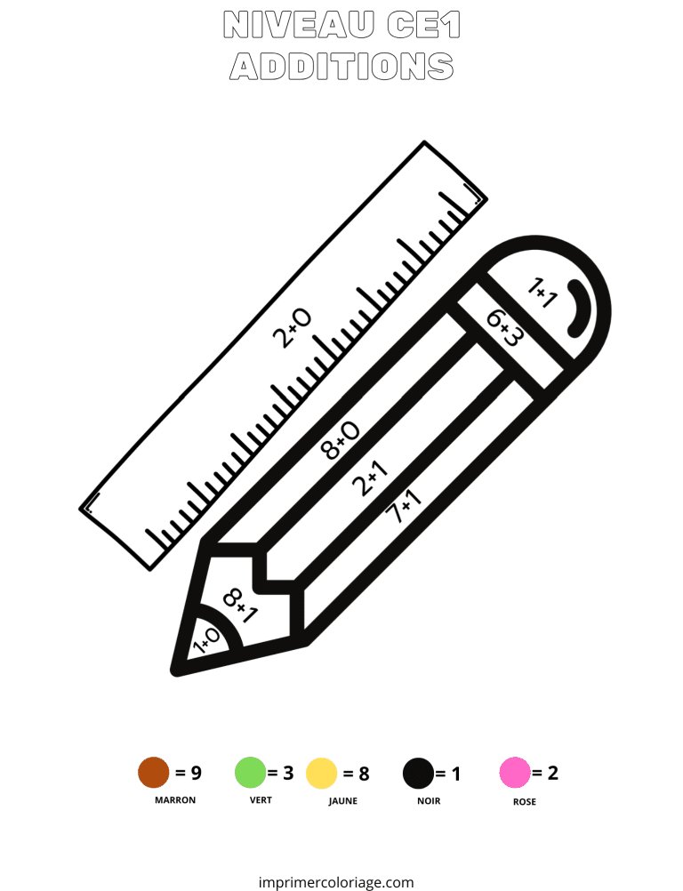 coloriage magique CE1 CHAPEAU (3) - dessin gratuit &agrave; imprimer