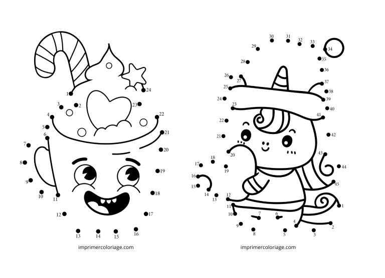 point à relier bonbon de noel à imprimer point à relier bonbon de noel - dessin gratuit à imprimer