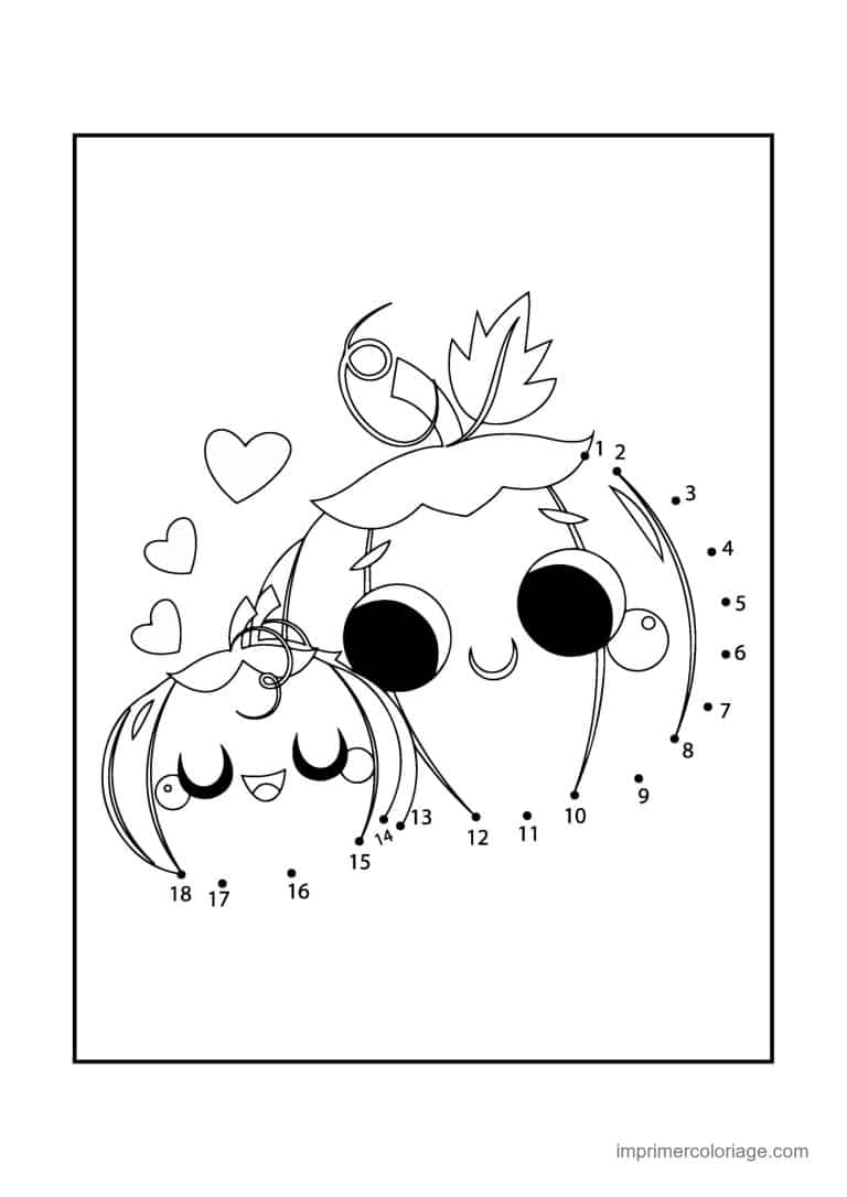 point a relier halloween 1 a 18 citrouilles souriantes - dessin gratuit &agrave; imprimer