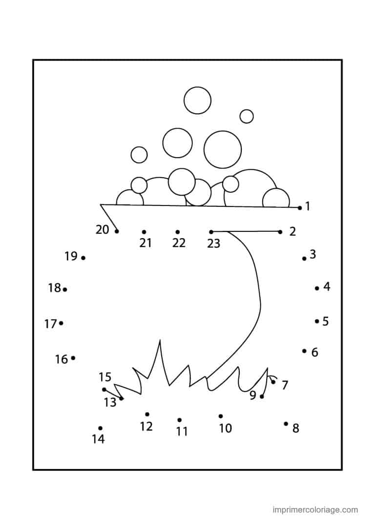 point a relier halloween 1 a 23 chaudron bouillonnant - dessin gratuit &agrave; imprimer