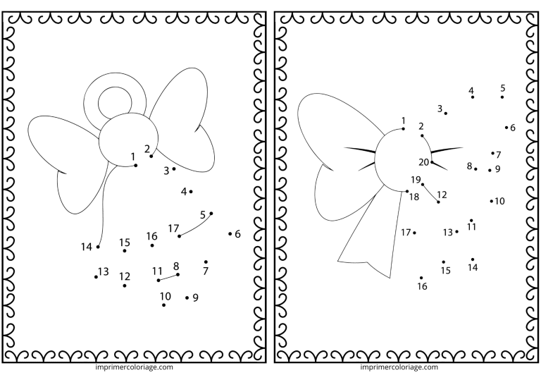point a relier noeud de noel à imprimer point a relier noeud de noel - dessin gratuit à imprimer