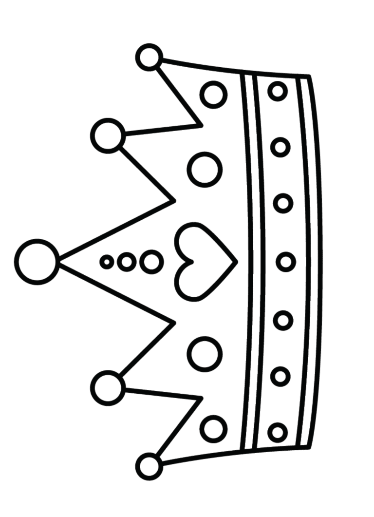 couronne &agrave; d&eacute;corer pour la galette des rois - dessin gratuit &agrave; imprimer