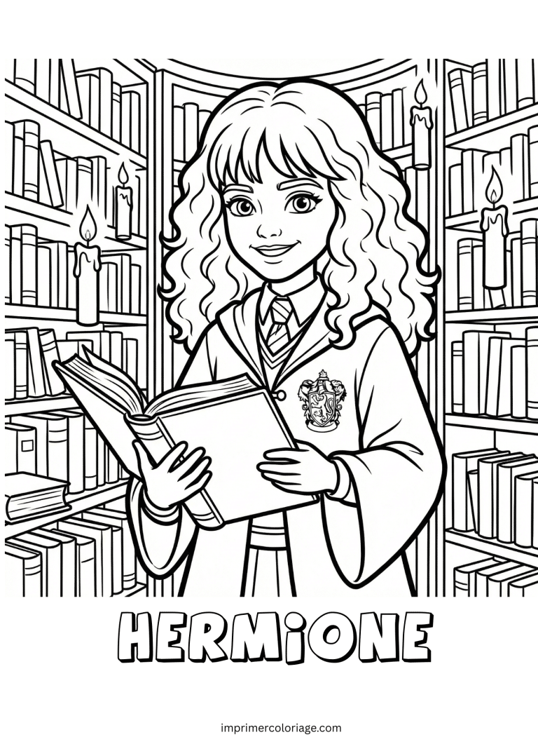 Coloriage de harry le magicien (2) - dessin gratuit &agrave; imprimer