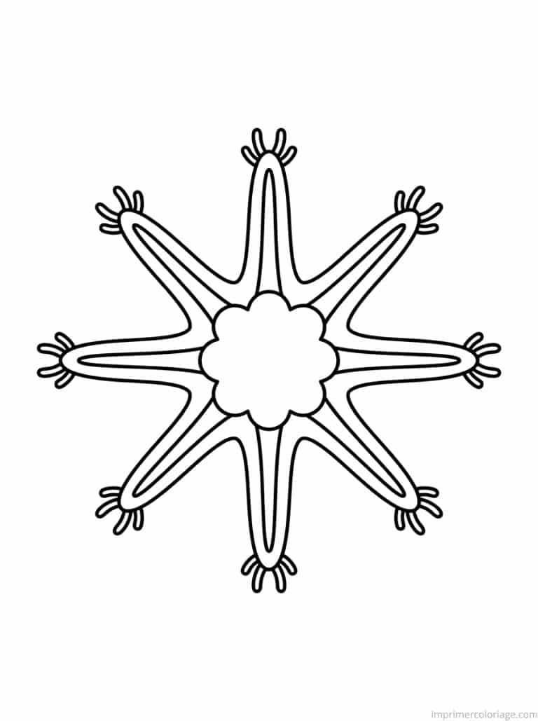 coloriage meduse bebe ephyre etoile - dessin gratuit &agrave; imprimer
