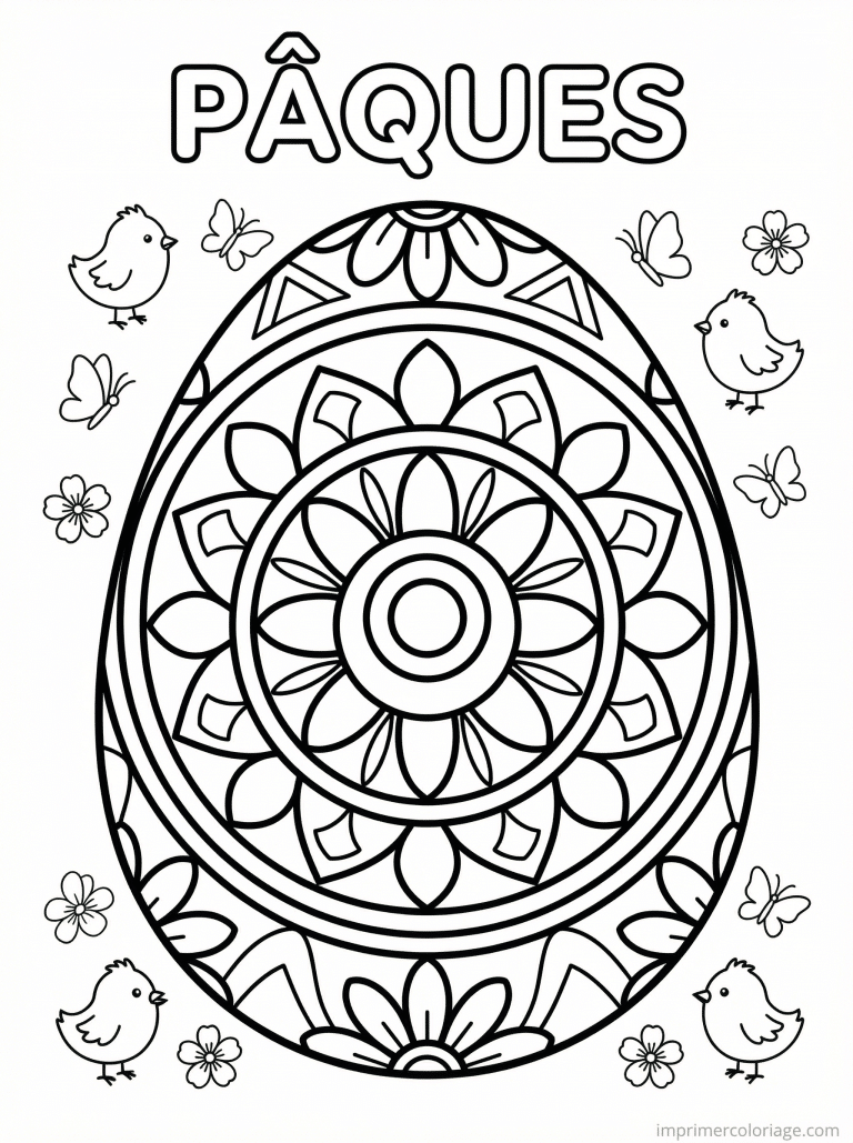 coloriage paques ce1 oeuf mandala centre à imprimer coloriage paques ce1 oeuf mandala centre - dessin gratuit à imprimer