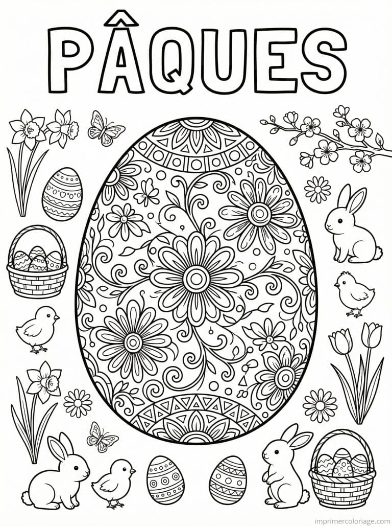coloriage paques cp oeuf mandala fleurs 1 à imprimer coloriage paques cp oeuf mandala fleurs 1 - dessin gratuit à imprimer