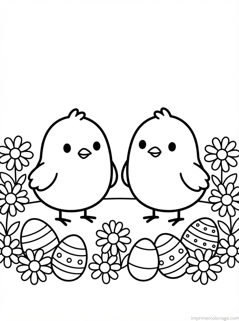 coloriage paques maternelle deux poussins oeufs à imprimer coloriage paques maternelle deux poussins oeufs - dessin gratuit à imprimer