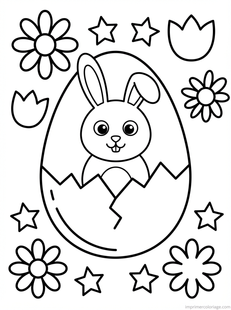 coloriage paques maternelle lapin dans oeuf à imprimer coloriage paques maternelle lapin dans oeuf - dessin gratuit à imprimer