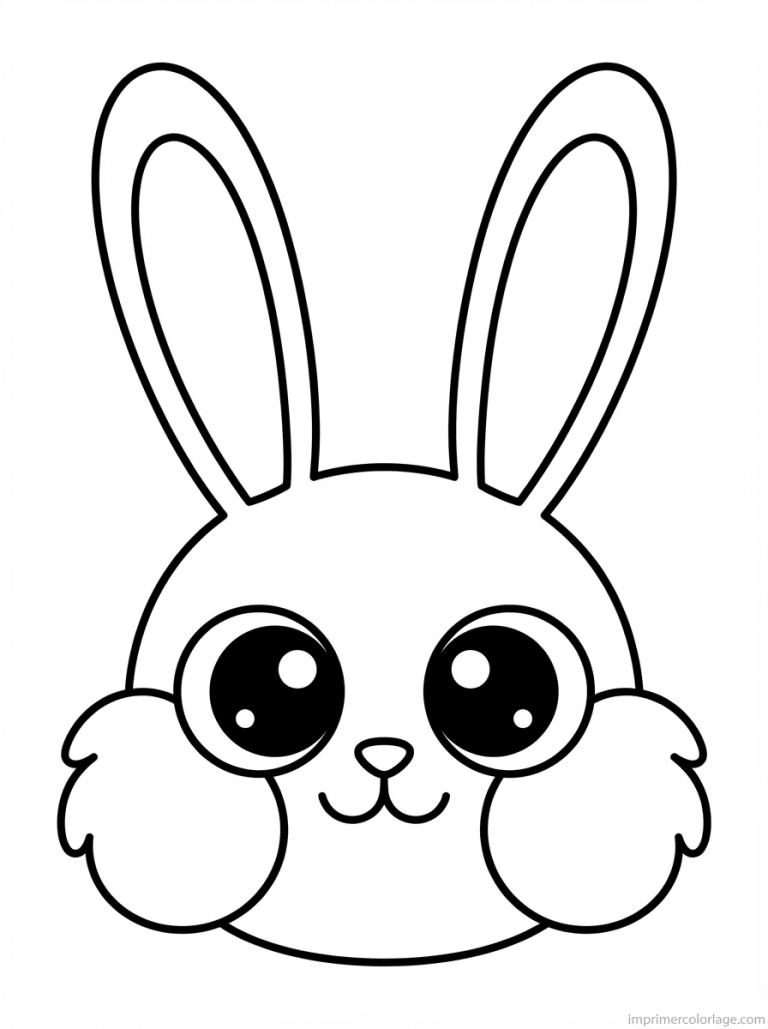 coloriage paques maternelle visage lapin grand à imprimer coloriage paques maternelle visage lapin grand - dessin gratuit à imprimer