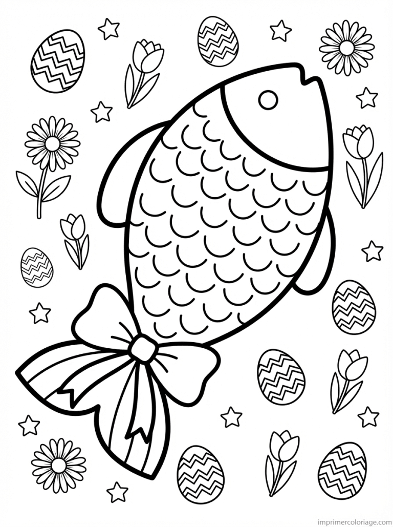coloriage paques ms poisson chocolat oeufs à imprimer coloriage paques ms poisson chocolat oeufs - dessin gratuit à imprimer