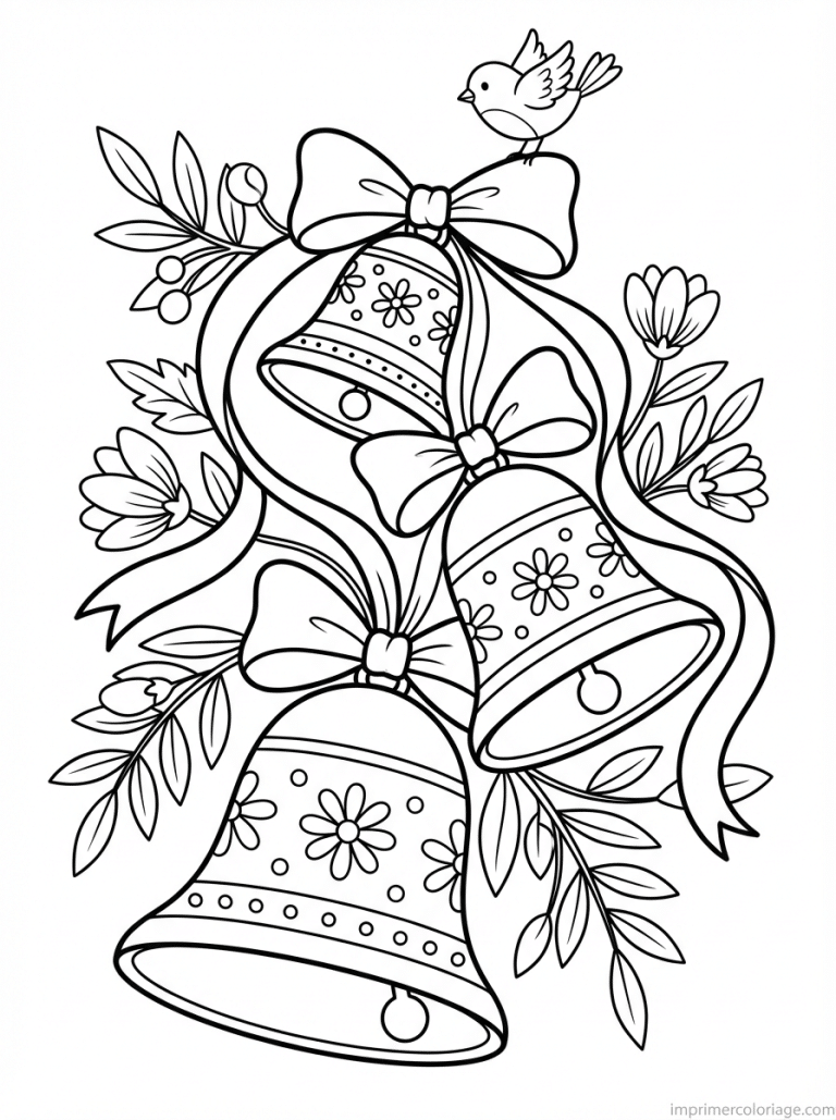 coloriage paques ms trois cloches rubans à imprimer coloriage paques ms trois cloches rubans - dessin gratuit à imprimer