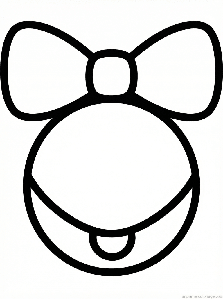 coloriage paques ps facile grande cloche noeud à imprimer coloriage paques ps facile grande cloche noeud - dessin gratuit à imprimer