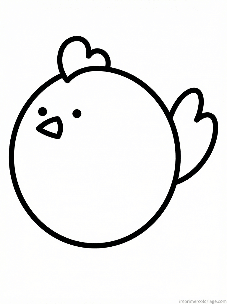 coloriage paques ps facile grosse poule simple à imprimer coloriage paques ps facile grosse poule simple - dessin gratuit à imprimer