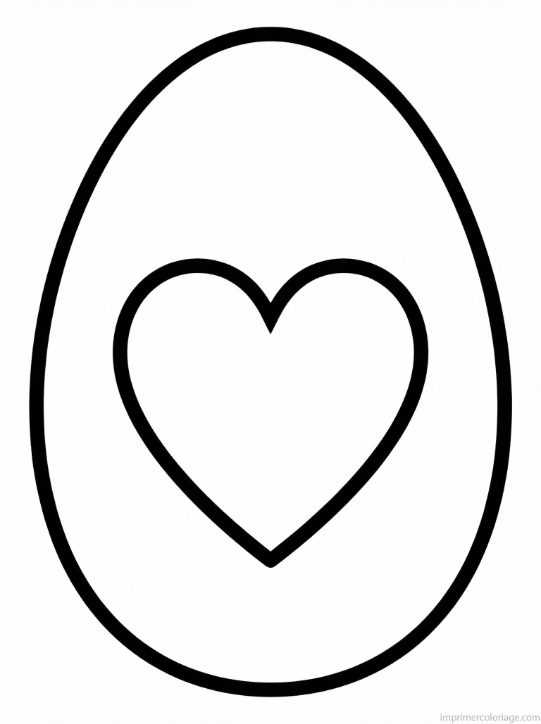 coloriage paques ps facile oeuf coeur centre à imprimer coloriage paques ps facile oeuf coeur centre - dessin gratuit à imprimer