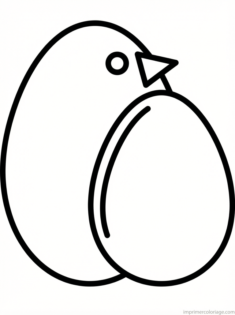 coloriage paques ps facile poussin oeuf cote à imprimer coloriage paques ps facile poussin oeuf cote - dessin gratuit à imprimer
