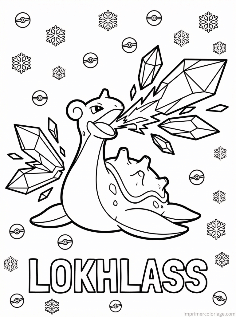coloriage pokemon lokhlass lyophilisation - dessin gratuit &agrave; imprimer