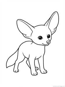 coloriage renard bebe renardeau - dessin gratuit à imprimer
