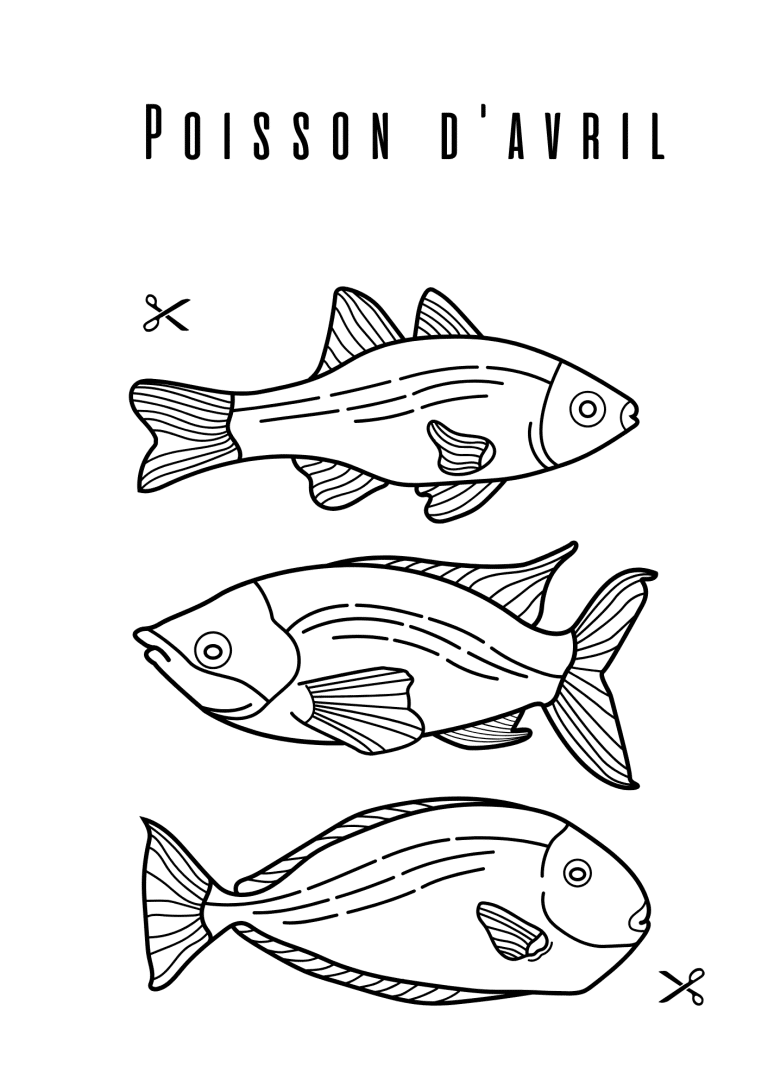 poisson avril a decouper à imprimer poisson avril a decouper - dessin gratuit à imprimer