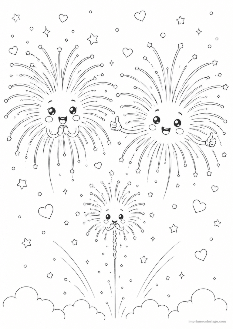 coloriage feu artifice mandala eclat centre - dessin gratuit &agrave; imprimer