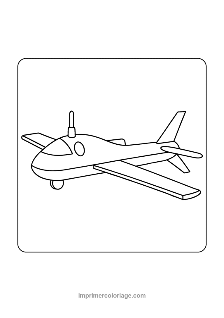 avion chasse reacteur verriere ailes antenne - dessin gratuit &agrave; imprimer
