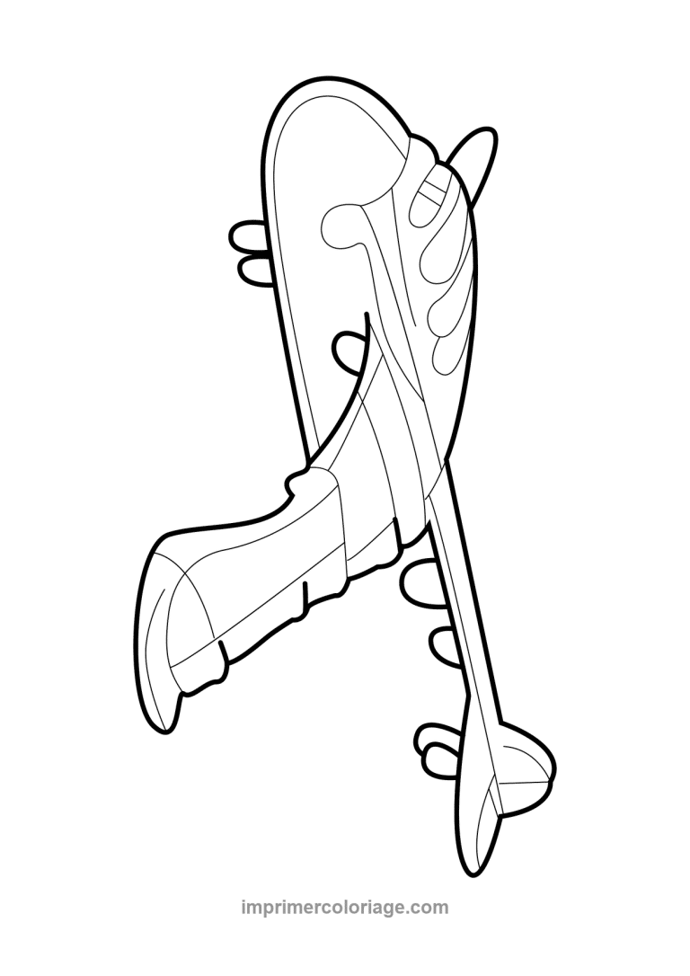 avion quadrireacteur profil ailes - dessin gratuit &agrave; imprimer
