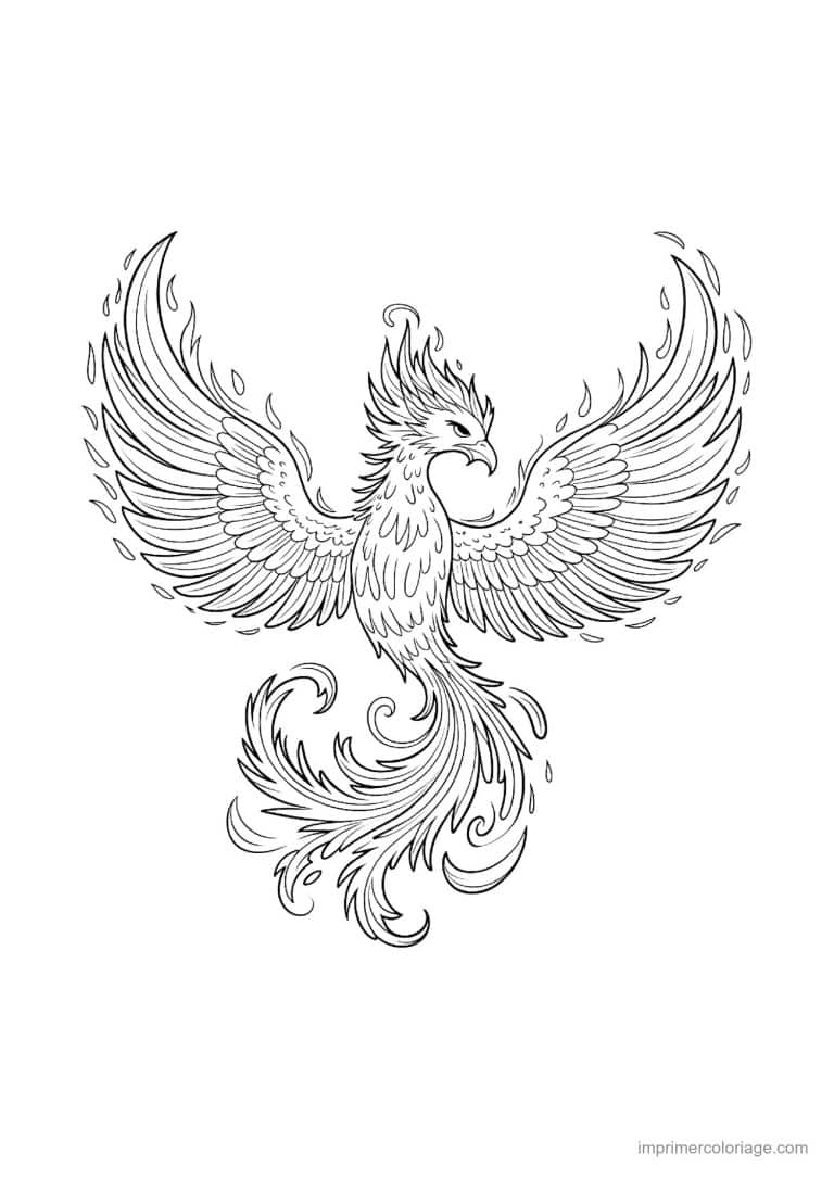 coloriage aigle mandala 05 - dessin gratuit &agrave; imprimer
