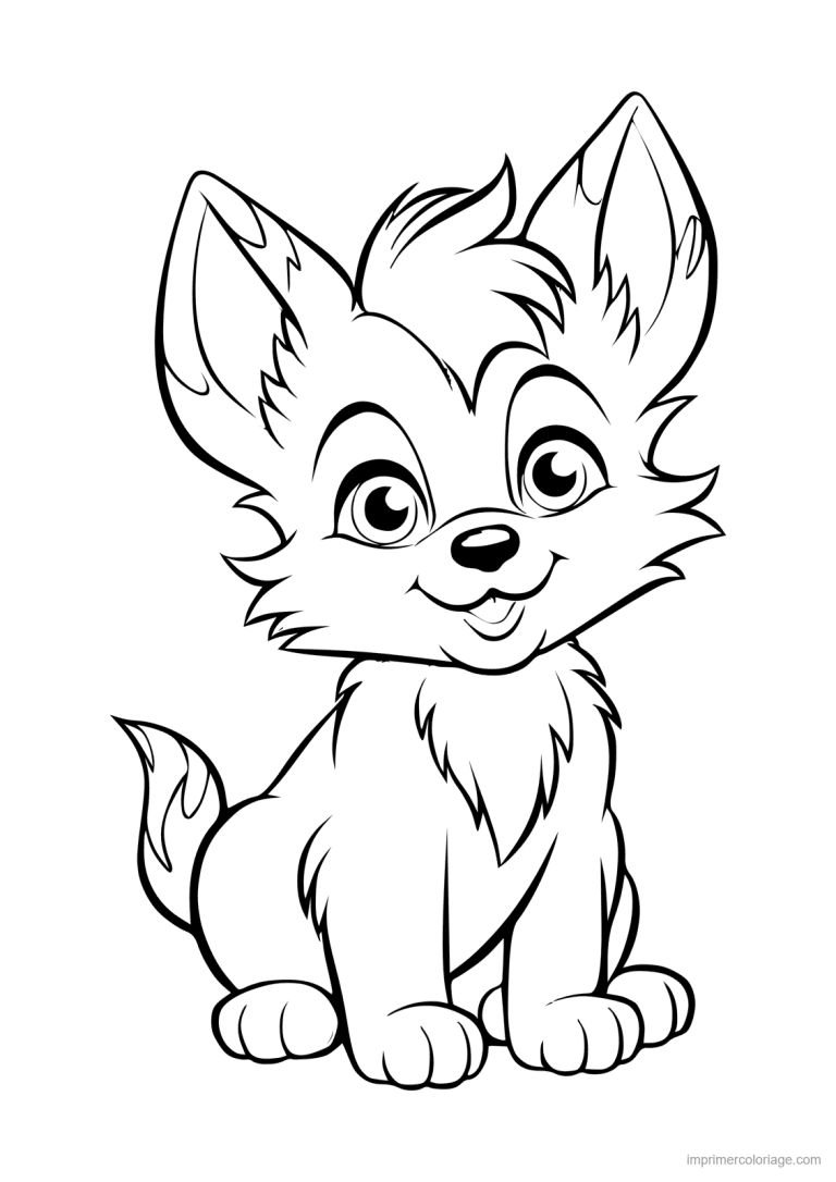 coloriage animal compagnie chat 6 - dessin gratuit &agrave; imprimer