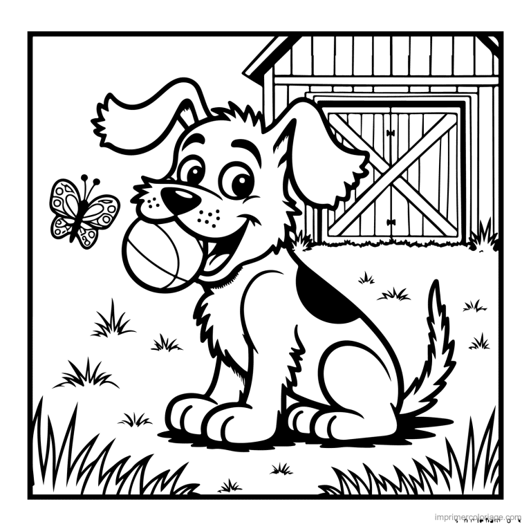 coloriage animal compagnie chien 15 - dessin gratuit &agrave; imprimer