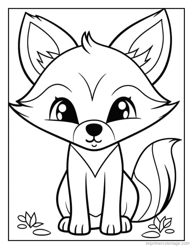 coloriage animaux foret renard 15 à imprimer coloriage animaux foret renard 15 - dessin gratuit à imprimer