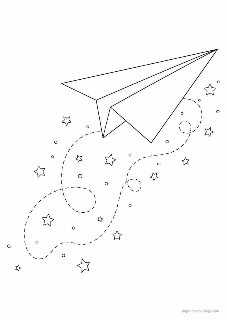 coloriage avion fins papier trainees à imprimer coloriage avion fins papier trainees - dessin gratuit à imprimer