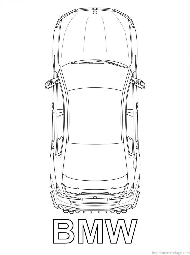 coloriage bmw titre m5 dessus - dessin gratuit &agrave; imprimer
