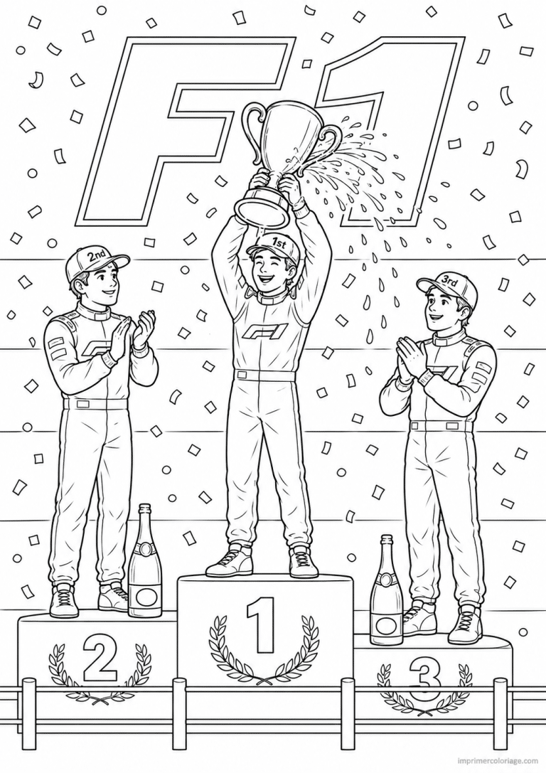coloriage f1 chicane tribunes - dessin gratuit &agrave; imprimer