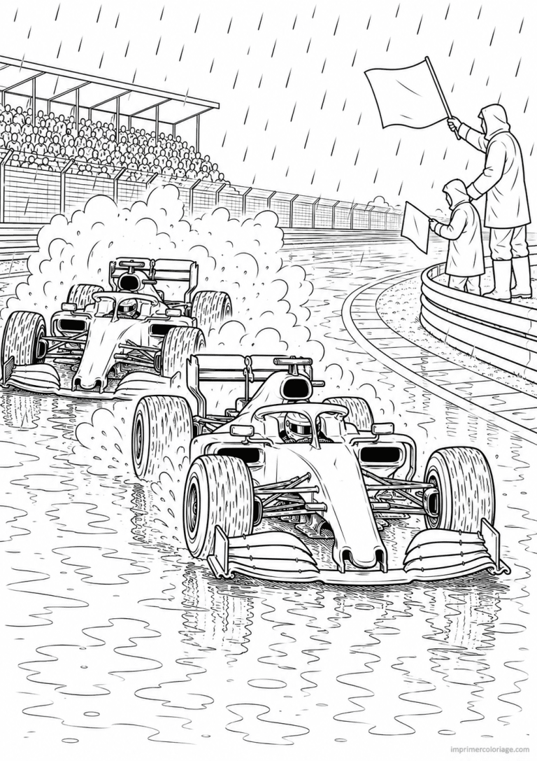 coloriage f1 podium champagne - dessin gratuit &agrave; imprimer