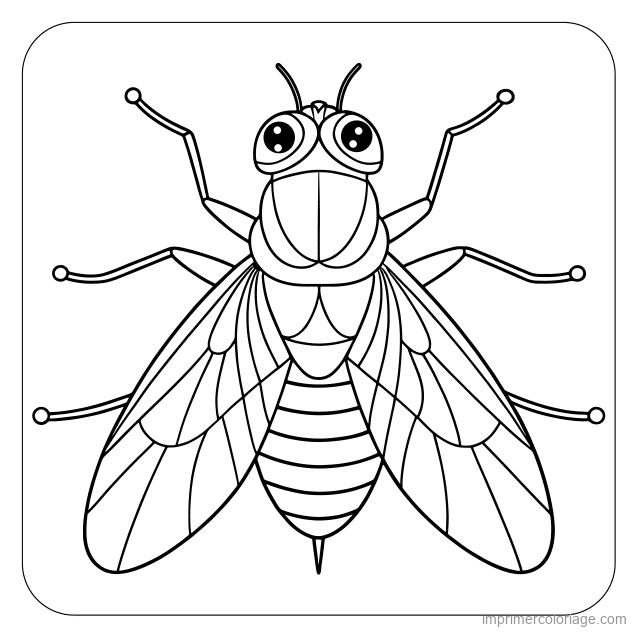 coloriage insecte guepe 4 à imprimer coloriage insecte guepe 4 - dessin gratuit à imprimer